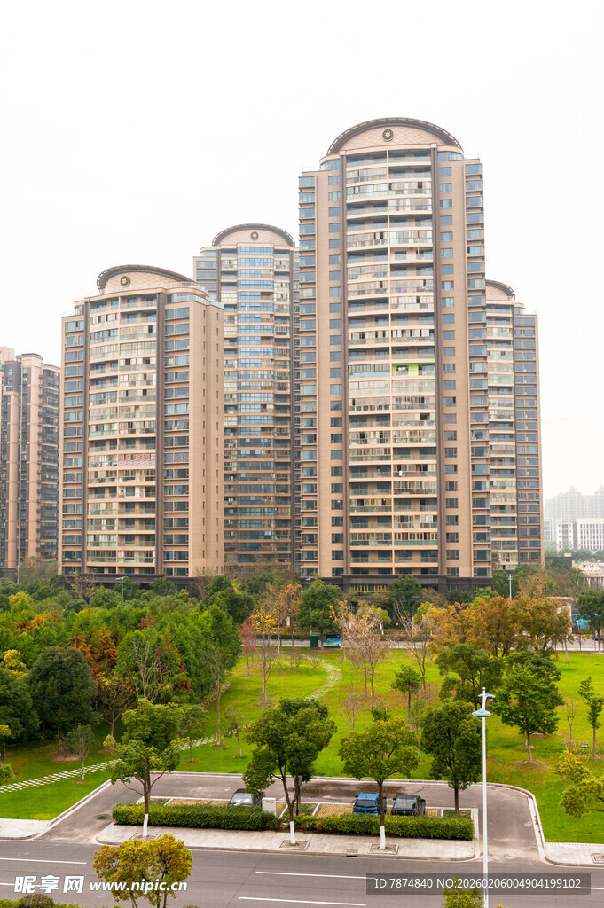 现代高层住宅小区景观