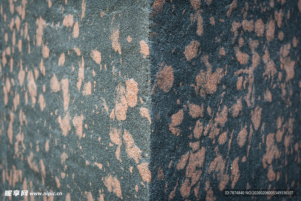 斑驳纹理石材表面