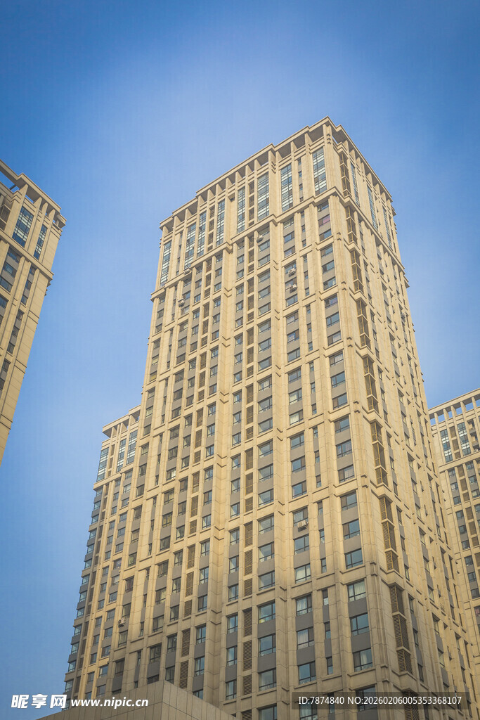 现代高楼大厦外观景致