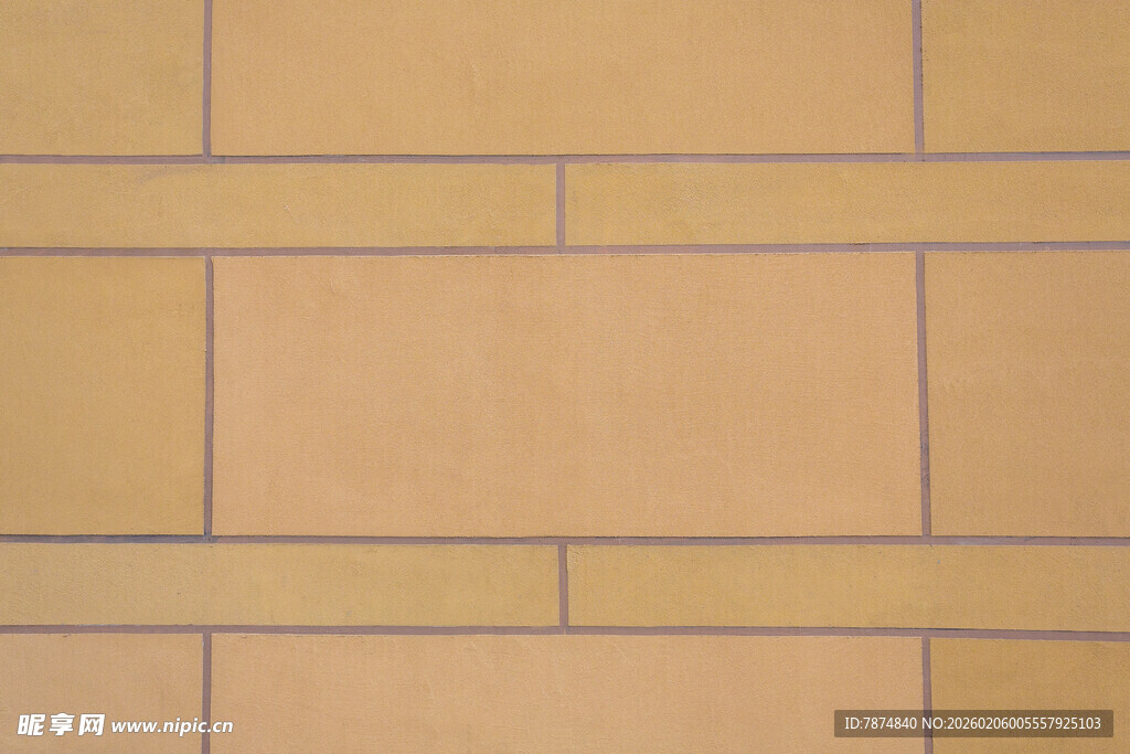 米色砖墙纹理特写