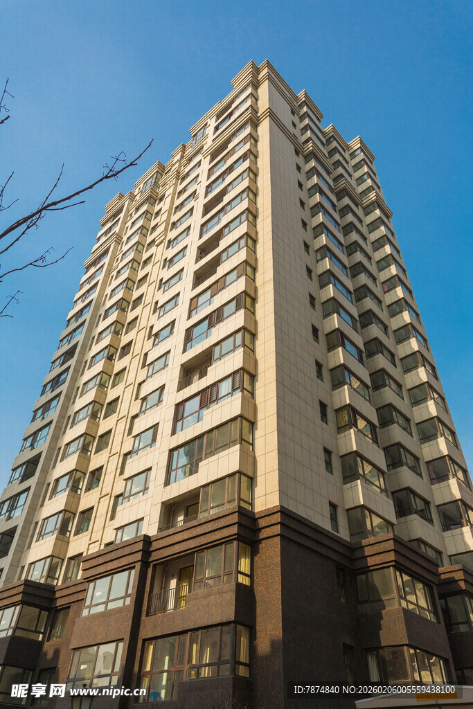 高层住宅楼外观