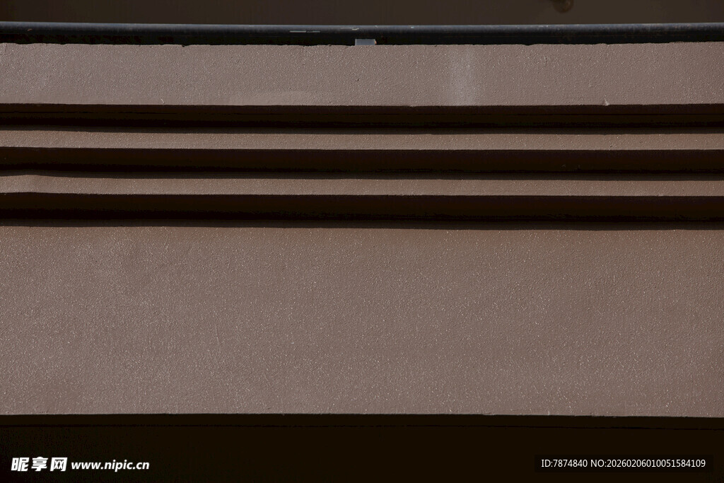 棕色百叶窗局部特写