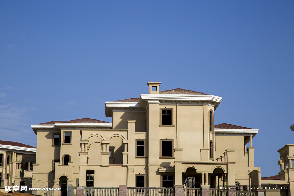 豪华欧式独栋别墅外观