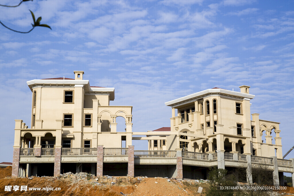 豪华别墅建筑外观展示