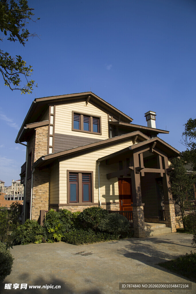 两层温馨别墅外观展示