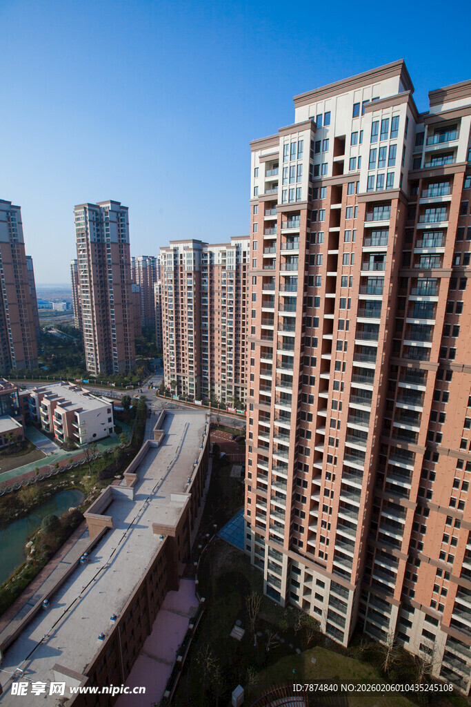城市高层住宅景观