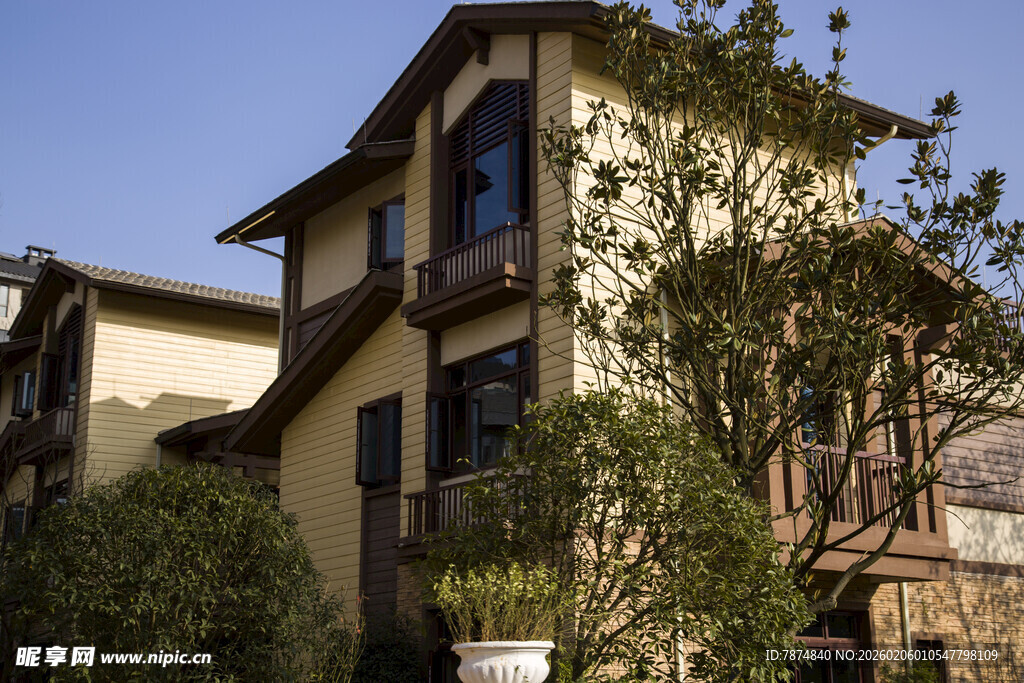 欧式风格别墅外观景致