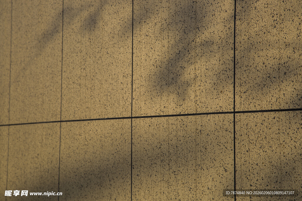 墙面光影纹理特写