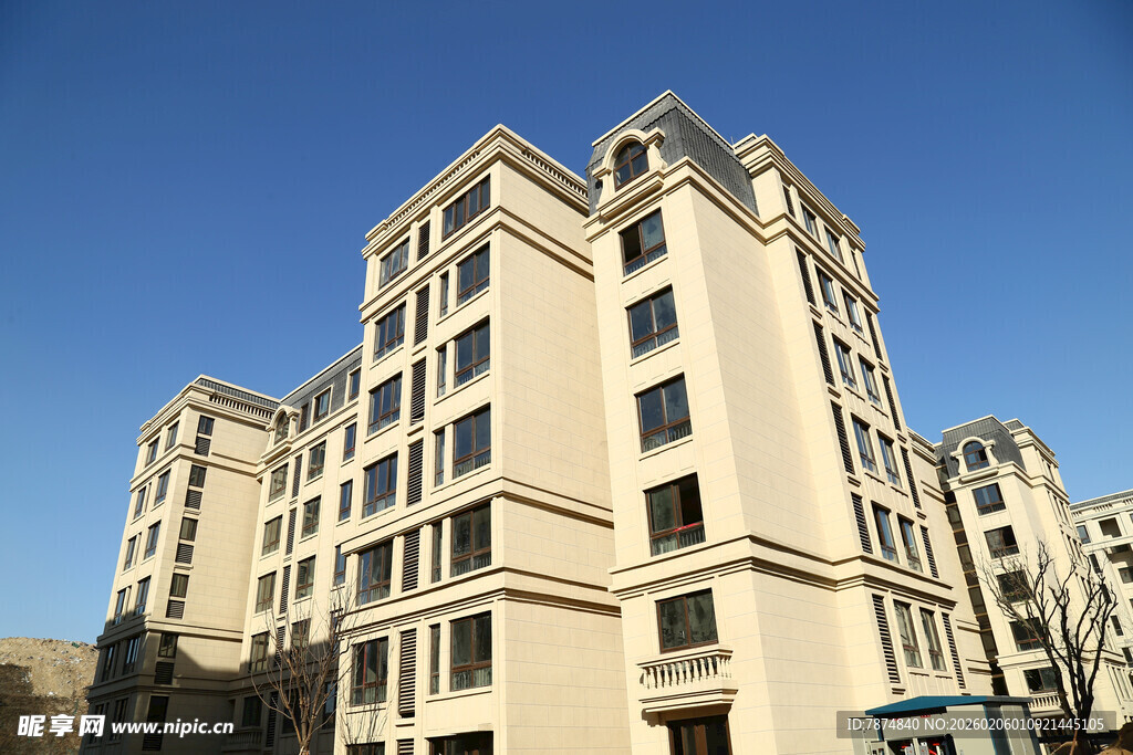 现代风格多层居民住宅楼