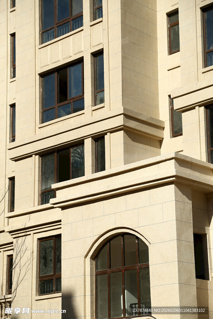 欧式风格多层建筑外观