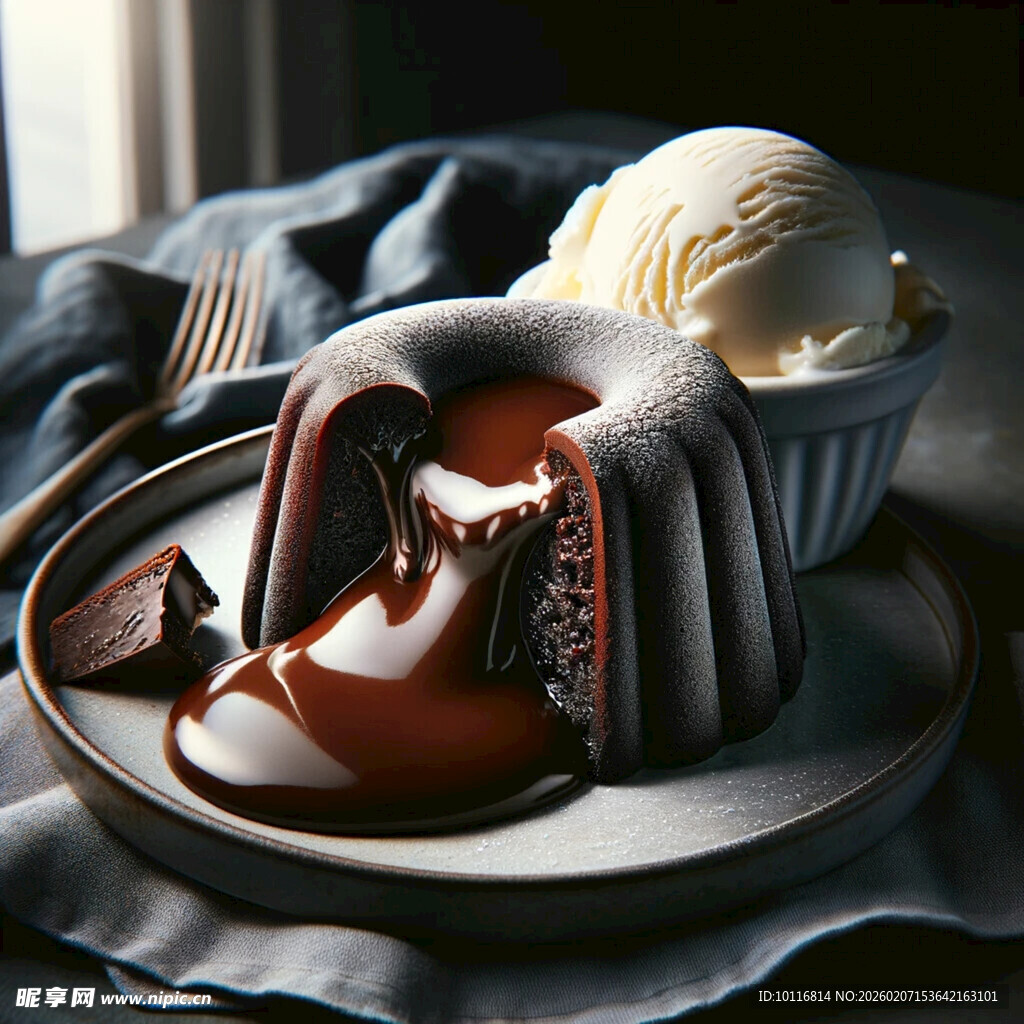 巧克力熔岩蛋糕