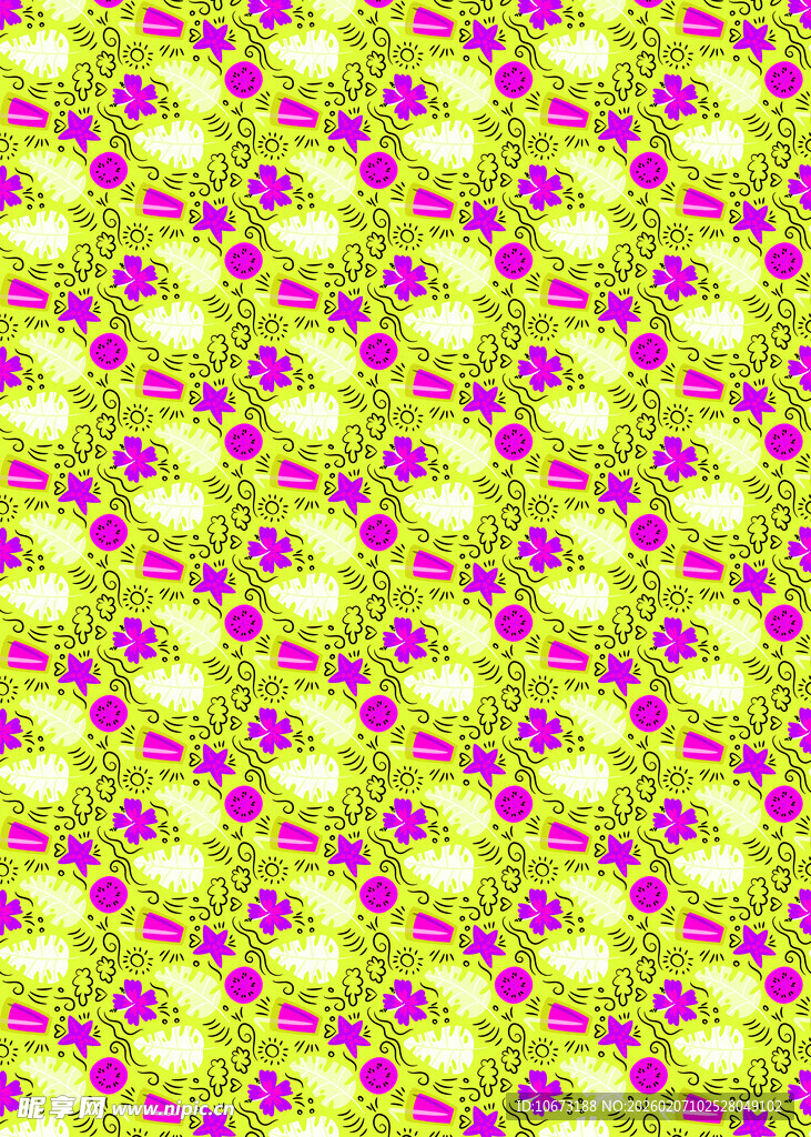 多彩几何图案背景纹理