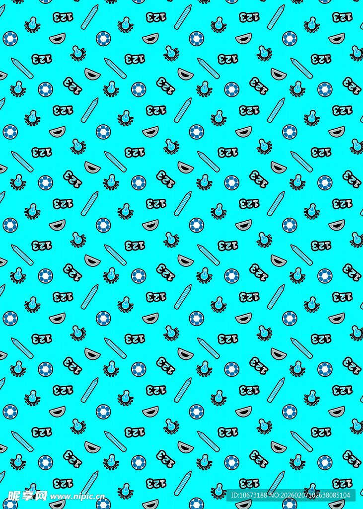 蓝色几何图案背景纹理