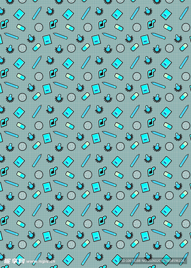 蓝绿色珍珠图案背景纹理