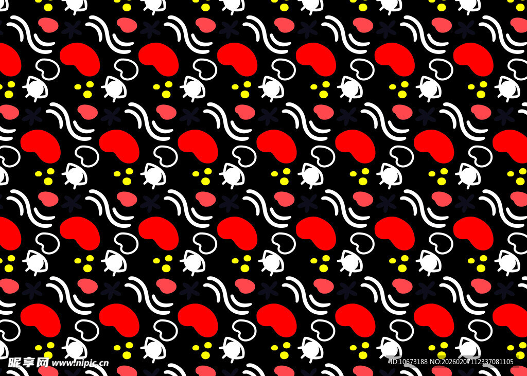 骷髅宝剑红黑图案背景