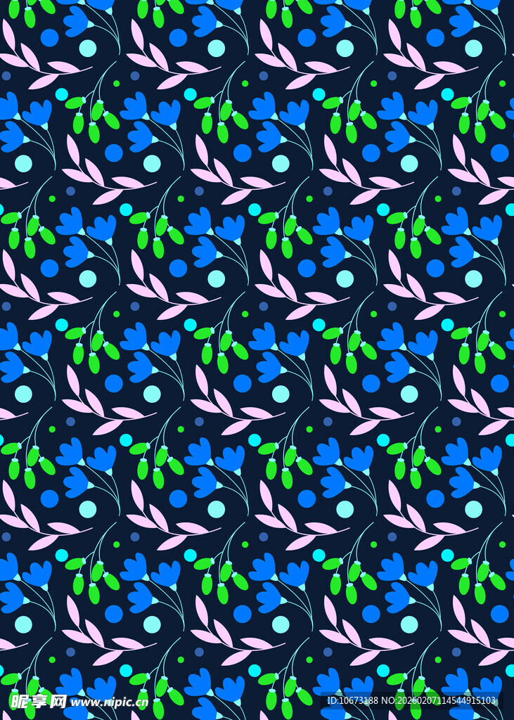 蓝绿交织几何图案纹理