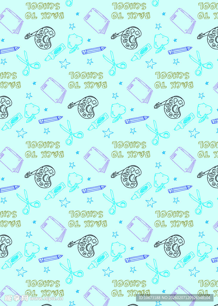 清新几何图案背景纹理