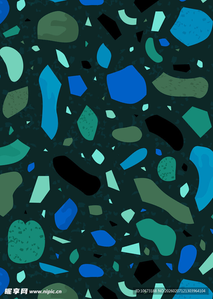 多彩碎块纹理背景图案