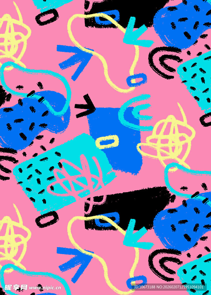 多彩抽象图案背景设计