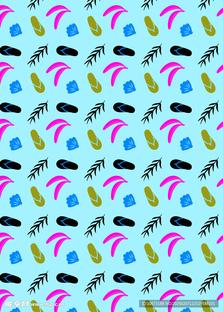 多彩几何图案无缝背景