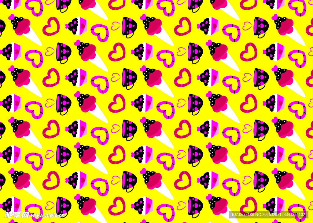 多彩几何图案背景