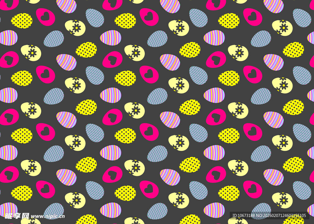 多彩花卉波点图案背景