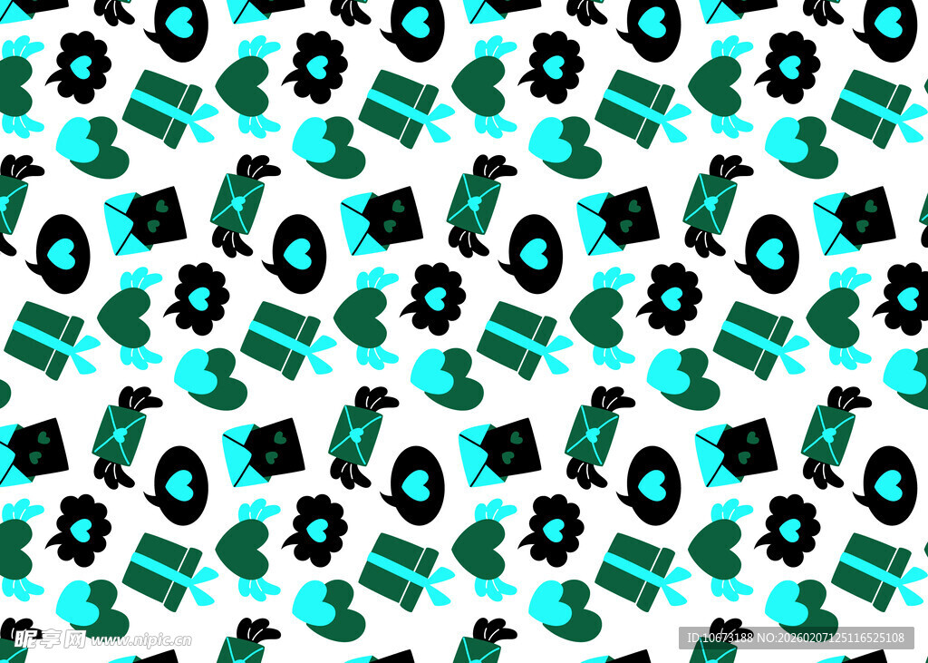 多彩电子元件图案背景