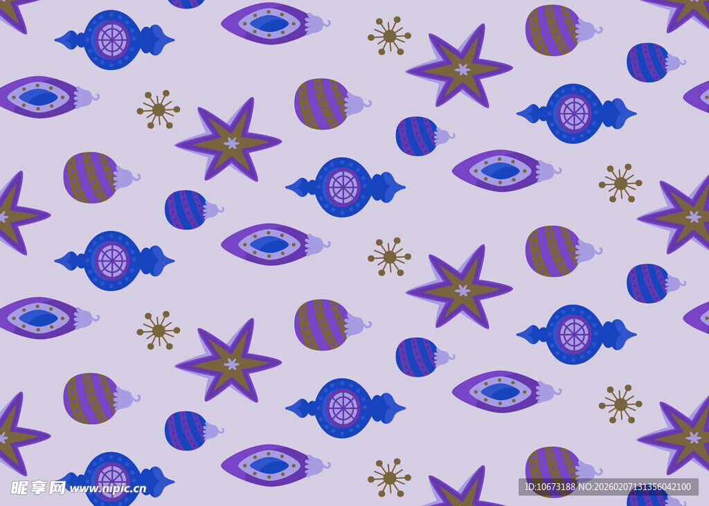 紫色背景奇幻图案纹理