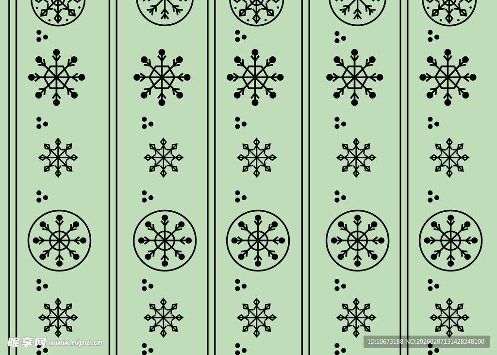 复古风几何花纹图案设计