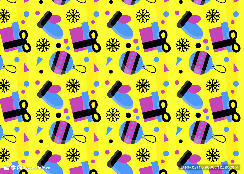 多彩节日礼物图案背景