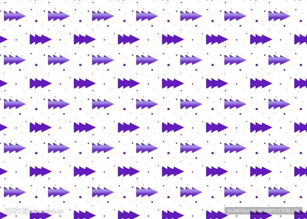 紫色鱼形图案无缝背景