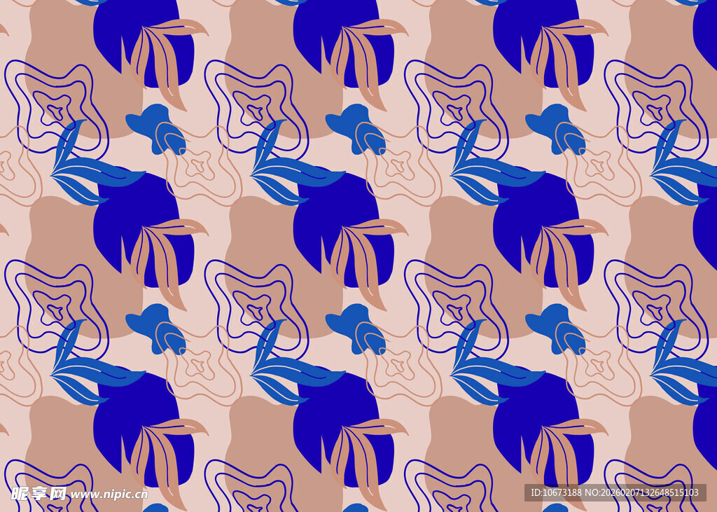 动物图案的多彩几何背景