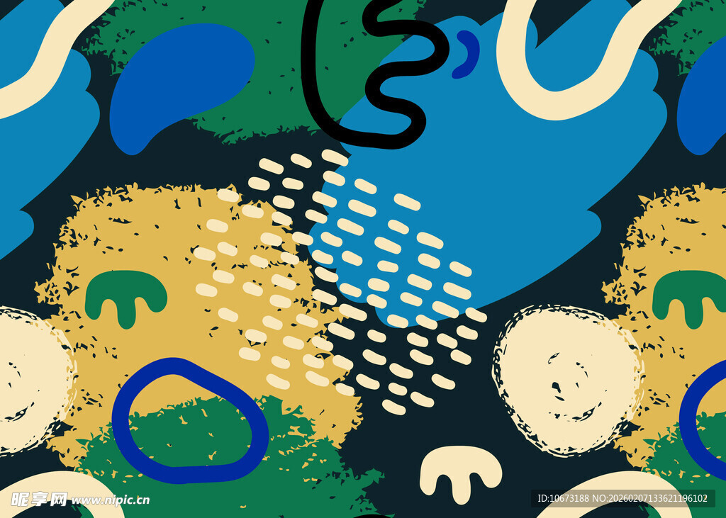 抽象多彩几何图案背景