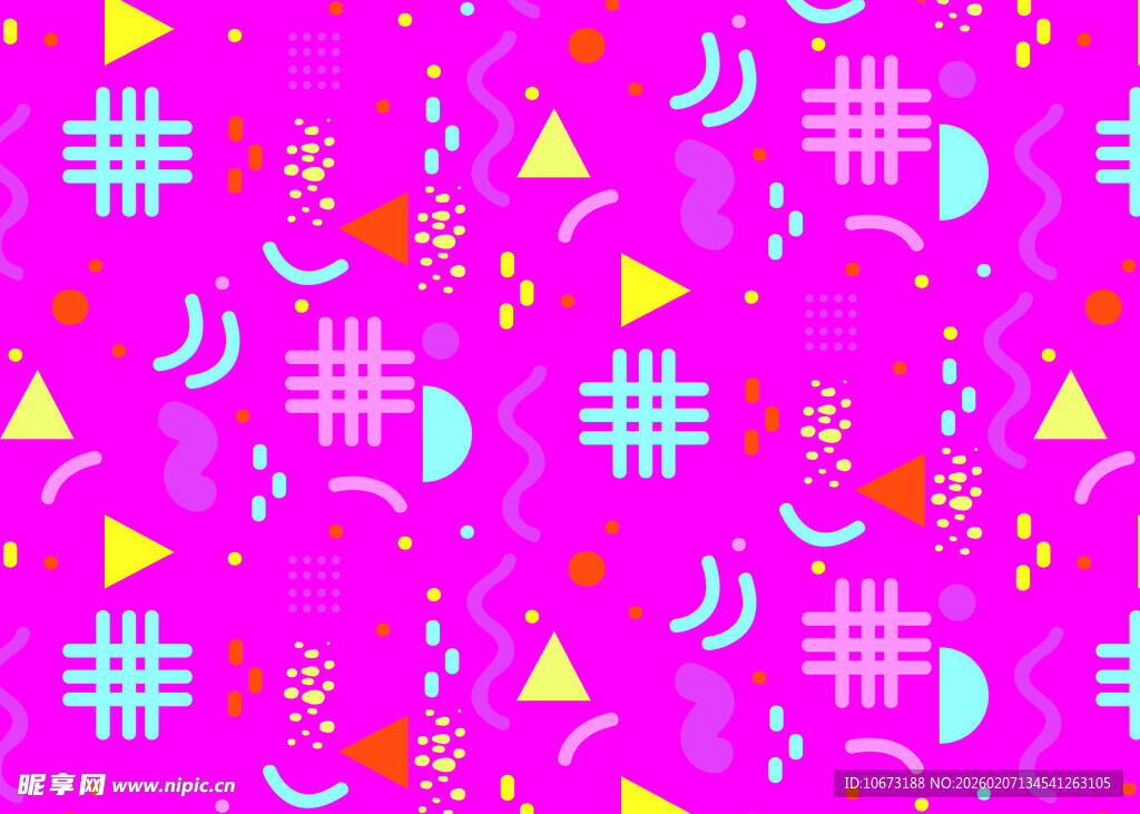 多彩几何图案背景