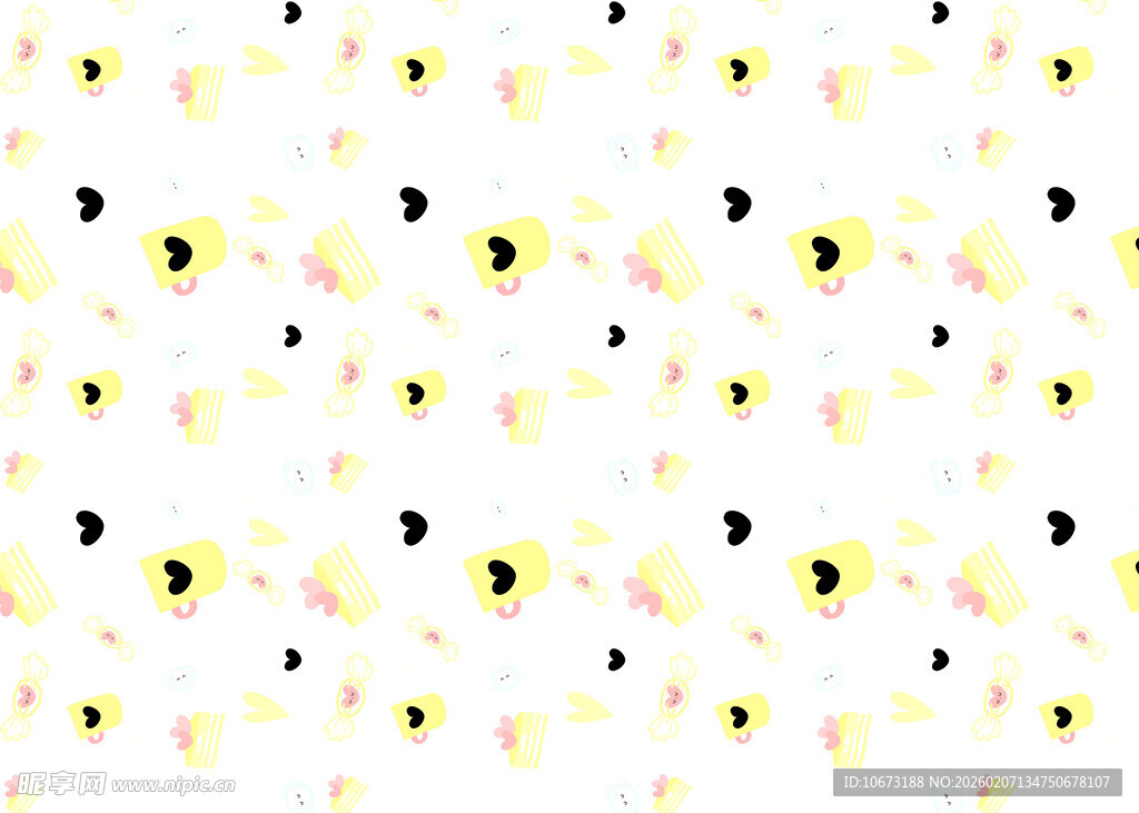 多彩圆点波点图案背景