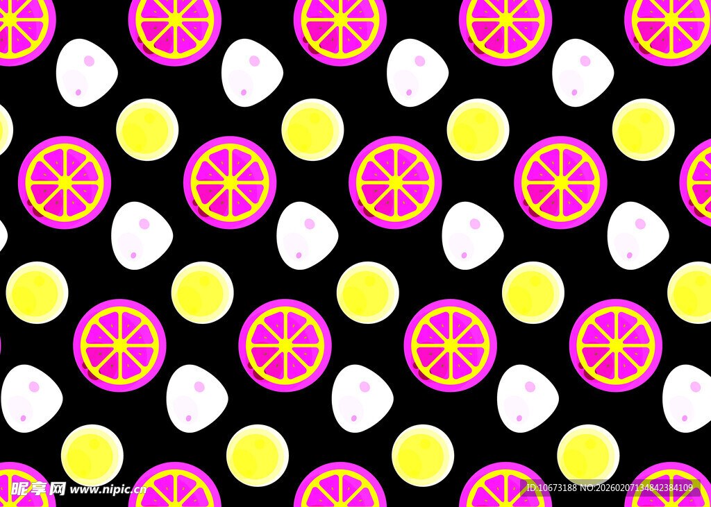 多彩圆形图案背景纹理