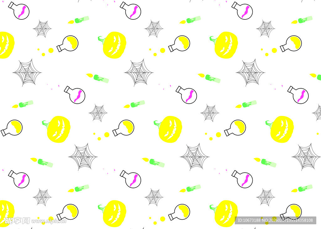 圣诞主题无缝图案背景