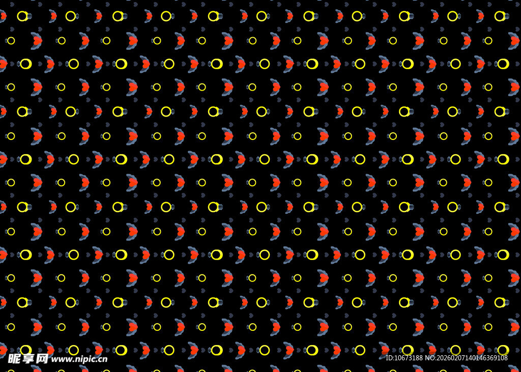 多彩点阵图案背景