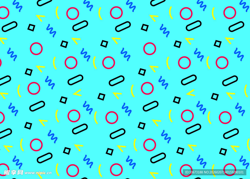 多彩几何图案背景