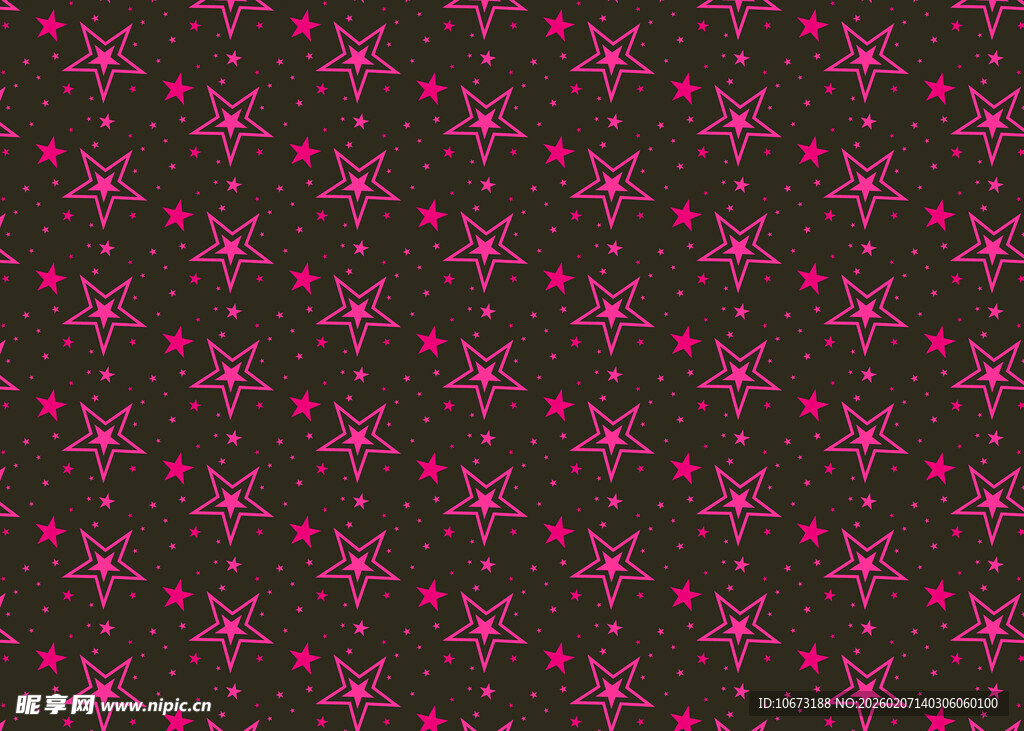 粉色星星图案背景纹理