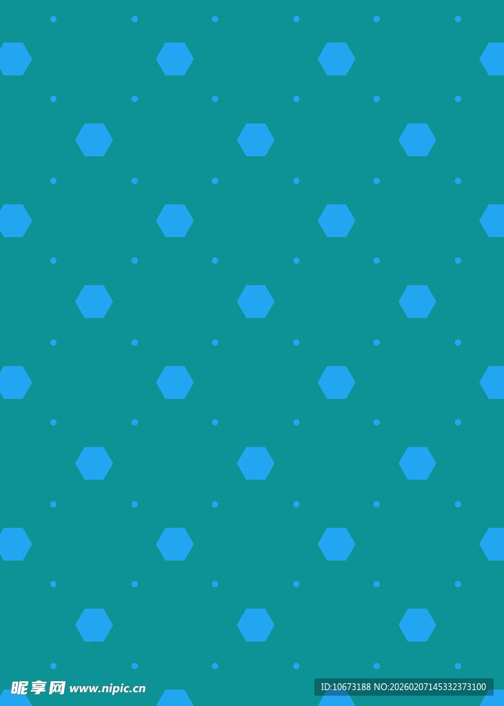 蓝绿波点背景图案