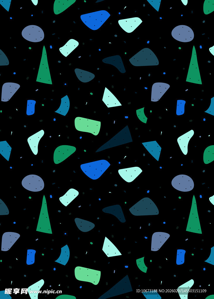 几何碎片抽象图案背景