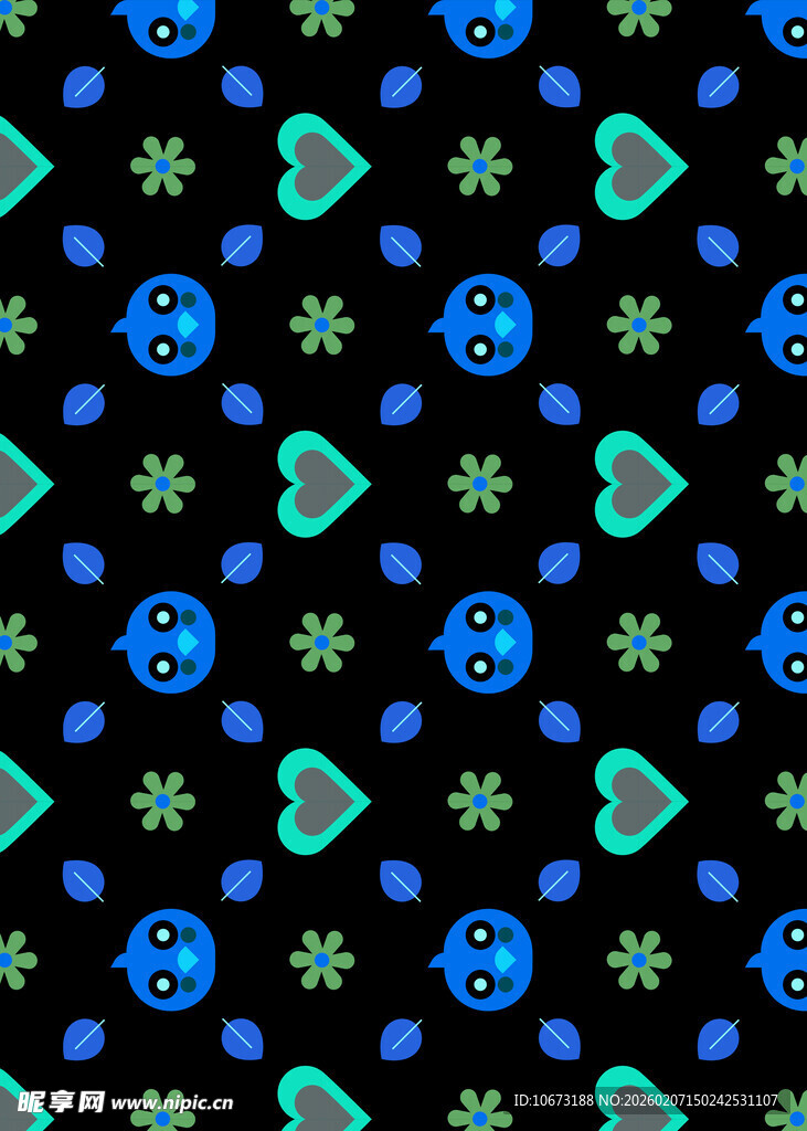 多彩几何图案无缝背景