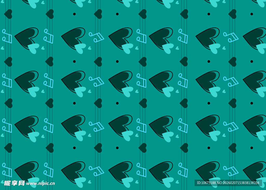 青绿色几何图案背景纹理