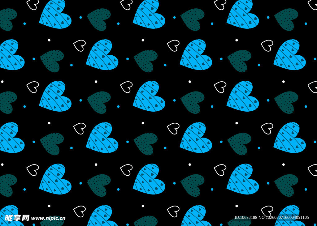 蓝色鸭子图案黑色背景图