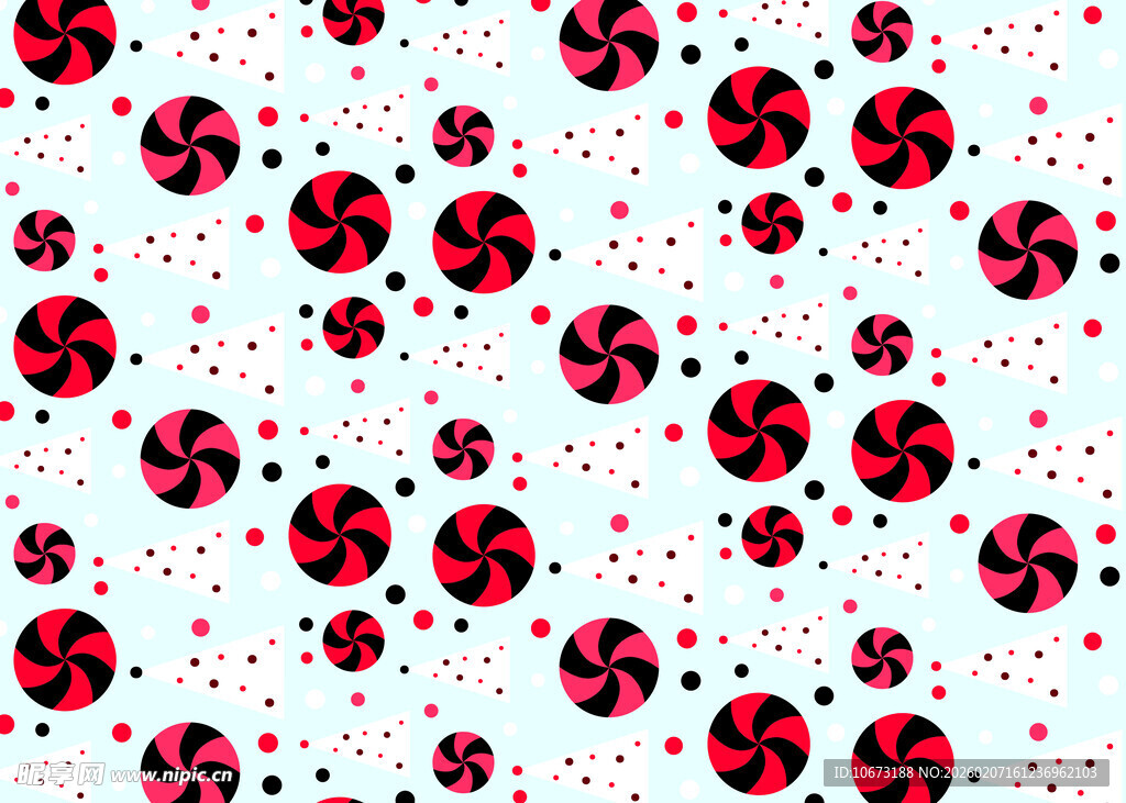 红黑花纹图案背景