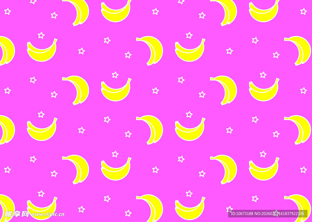 粉色背景香蕉图案纹理