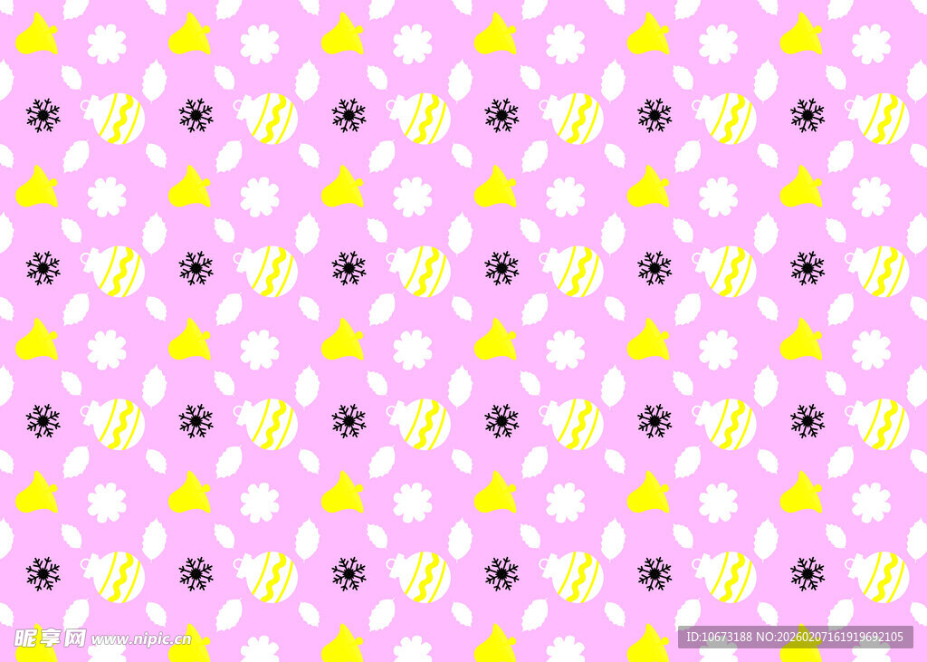 粉色波点星星图案背景