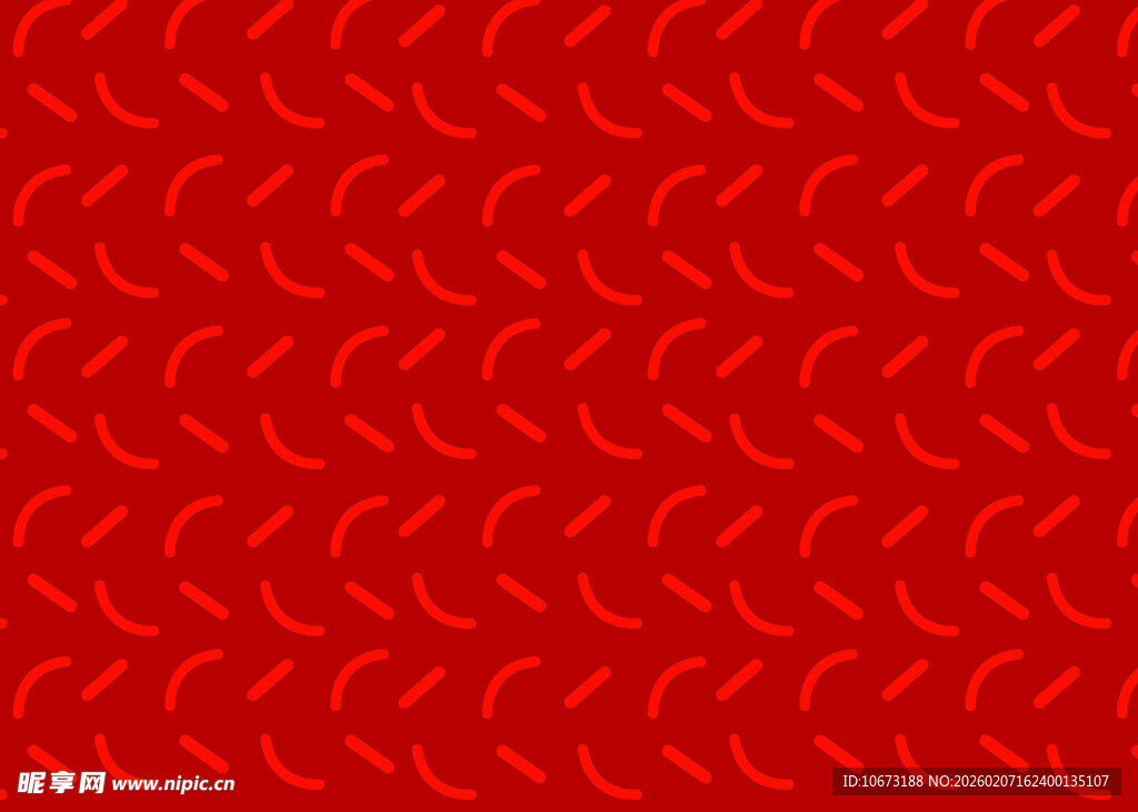 红色波浪纹图案背景