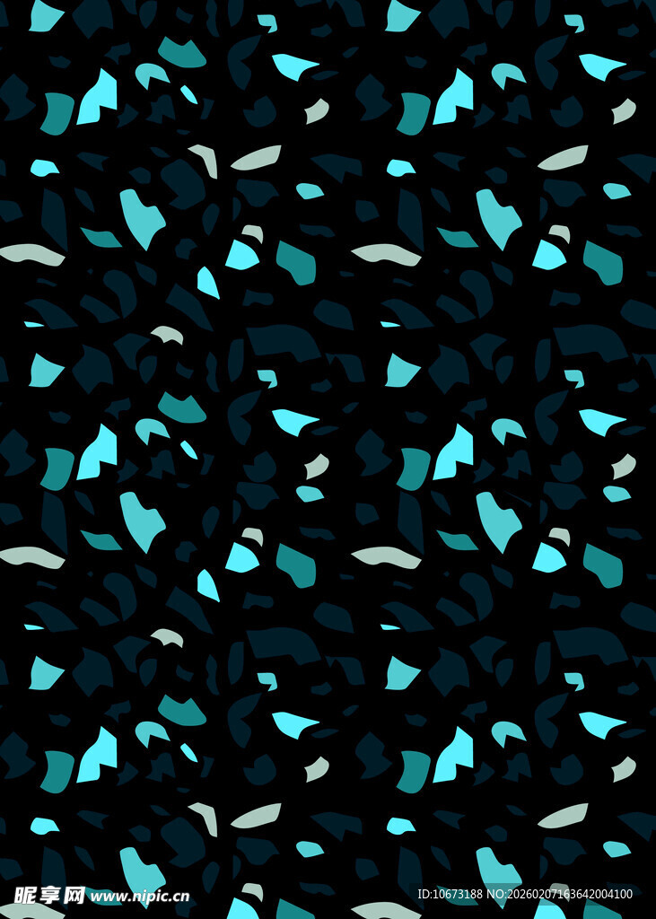 蓝黑抽象几何图案纹理